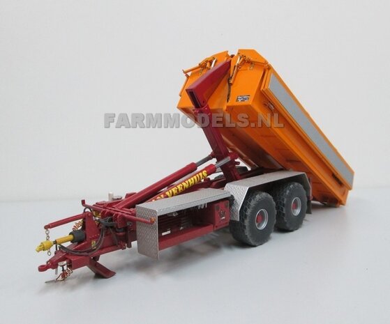 Afdek kleppen systeem Jan Veenhuis zand bak t.b.v 2 asser Jan Veenhuis haakarm Carrier  1:32  Farmmodels Premium line series