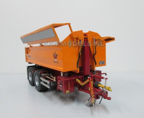 Afdek kleppen systeem Jan Veenhuis zand bak t.b.v 2 asser Jan Veenhuis haakarm Carrier  1:32  Farmmodels Premium line series