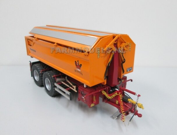 Afdek kleppen systeem Jan Veenhuis zand bak t.b.v 2 asser Jan Veenhuis haakarm Carrier  1:32  Farmmodels Premium line series