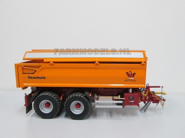 Afdek kleppen systeem Jan Veenhuis zand bak t.b.v 2 asser Jan Veenhuis haakarm Carrier  1:32  Farmmodels Premium line series