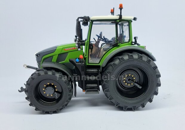 &Oslash; 61.7x 29.9 mm: Fendt 620 UH: 2x Brede banden + ALUMINIUM velgen ZWART GLANS Gespoten geleverd 1:32 Farmmodels Custom Line Series 