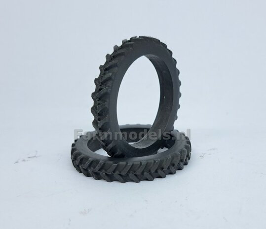 &Oslash; 59x 9 mm: 2x CULTUUR BANDEN ZONDER VELGEN 1:32  