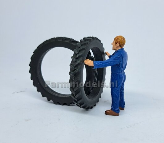 &Oslash; 59x 9 mm: 2x CULTUUR BANDEN ZONDER VELGEN 1:32  