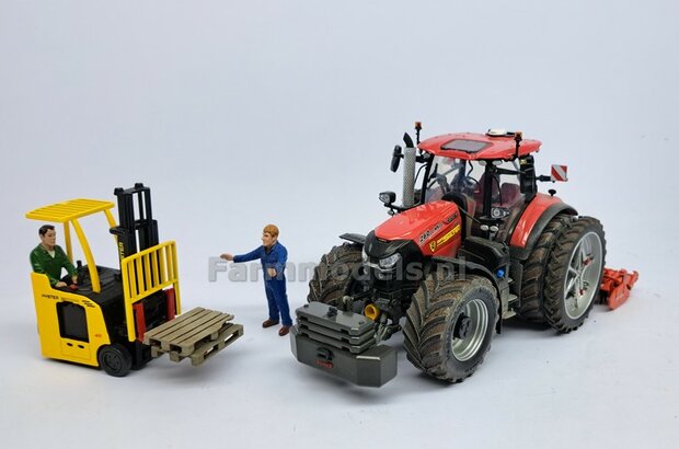 Frontgewicht met 3 losse gewichtplaten, origineel item Claas Xerion 4000 Weise Toys  1:32
