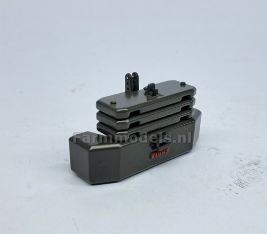 Frontgewicht met 3 losse gewichtplaten, origineel item Claas Xerion 4000 Weise Toys  1:32