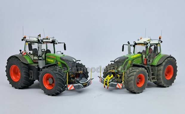 &Oslash; 70.3 x 30.4 mm: FENDT 939 Facelift Wiking: 2x Michelin Axiobib2 Banden + Resin Velgen FENDT ROOD Gespoten + MESSING AS en POLY-STRIP 1:32  BEGIN JUNI LEVERBAAR