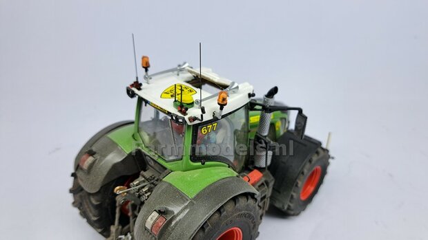 &Oslash; 70.3 x 30.4 mm: FENDT 939 Facelift Wiking: 2x Michelin Axiobib2 Banden + Resin Velgen FENDT ROOD Gespoten + MESSING AS en POLY-STRIP 1:32  BEGIN JUNI LEVERBAAR