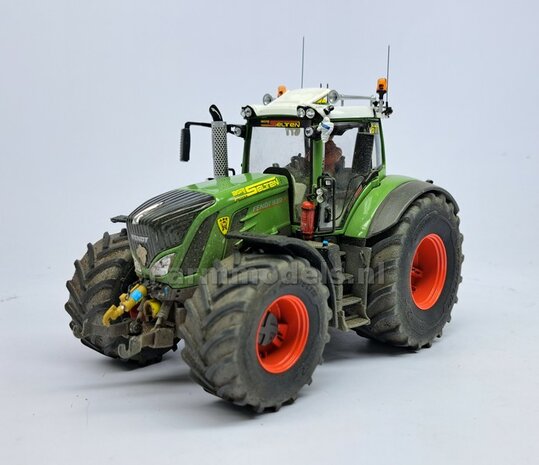 &Oslash; 70.3 x 30.4 mm: FENDT 939 Facelift Wiking: 2x Michelin Axiobib2 Banden + Resin Velgen FENDT ROOD Gespoten + MESSING AS en POLY-STRIP 1:32  BEGIN JUNI LEVERBAAR