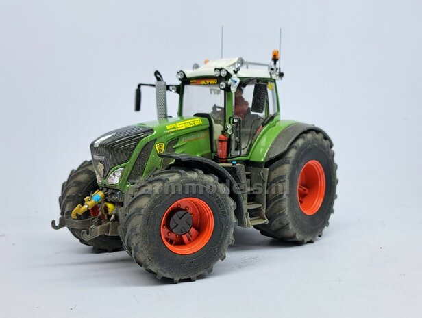 &Oslash; 70.3 x 30.4 mm: FENDT 939 Facelift Wiking: 2x Michelin Axiobib2 Banden + Resin Velgen FENDT ROOD Gespoten + MESSING AS en POLY-STRIP 1:32  BEGIN JUNI LEVERBAAR