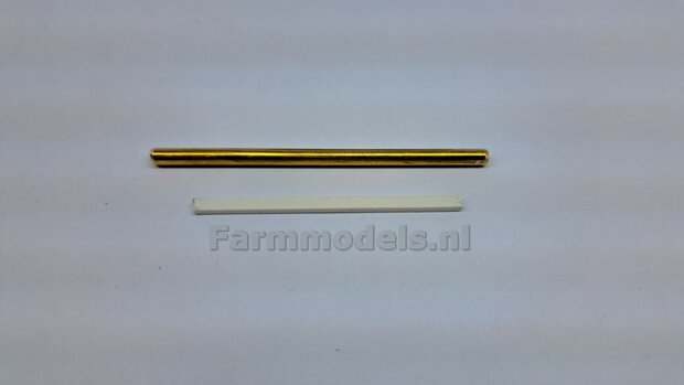 &Oslash; 70.3 x 30.4 mm: FENDT 939 Facelift Wiking: 2x Michelin Axiobib2 Banden + Resin Velgen FENDT ROOD Gespoten + MESSING AS en POLY-STRIP 1:32  BEGIN JUNI LEVERBAAR