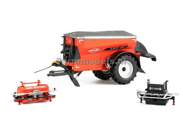 DAMAGE/SCHADE: Kuhn Axent 100.1 getrokken Kunstmeststrooier 1:32 ROS RS602298    NB2B  OP=OP  