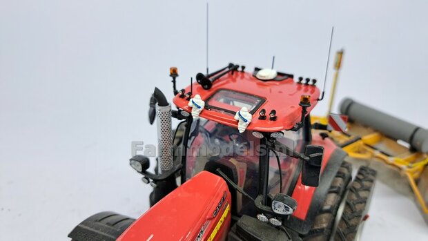 TOPCON KOFFER t.b.v. plaatsing 2x Topcon LS-B200 Machine Ontvangers RESIN onderdelen BLANK geleverd +  Pr&eacute;-Cut Decal stickerset   Farmmodels  1:32                