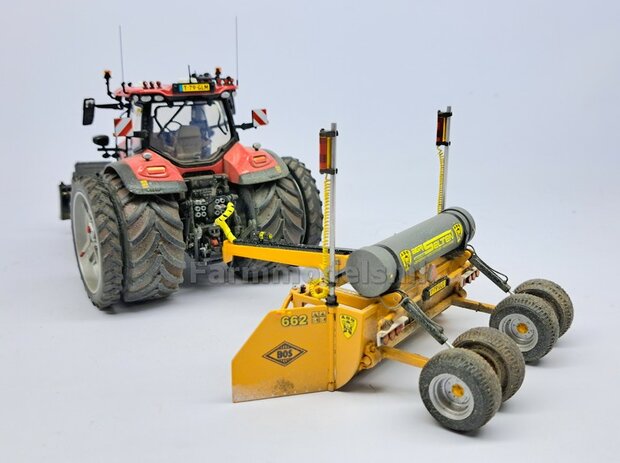 TOPCON KOFFER t.b.v. plaatsing 2x Topcon LS-B200 Machine Ontvangers RESIN onderdelen BLANK geleverd +  Pr&eacute;-Cut Decal stickerset   Farmmodels  1:32                