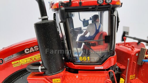 TOPCON KOFFER t.b.v. plaatsing 2x Topcon LS-B200 Machine Ontvangers RESIN onderdelen TOPCON GEEL Gespoten geleverd +  Pr&eacute;-Cut Decal stickerset   Farmmodels  1:32                