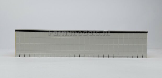 LOSSE OPBOUW WHITE, WHITE/YELLOW VOOR PACTON Schuifzeil Trailer  1:32 Marge Models    OP=OP