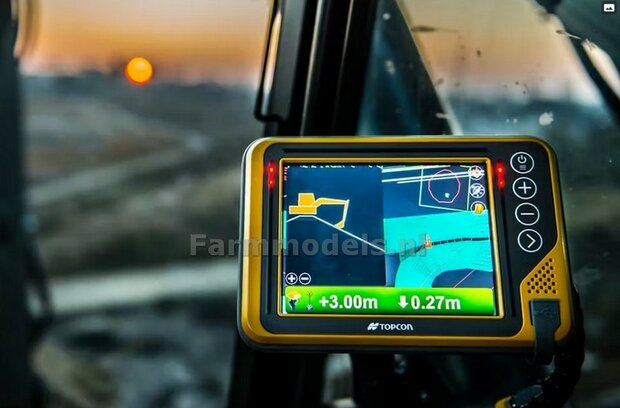 3x TOPCON DISPLAY/ LED-SCHERMEN  Resin TOPCON GEEL Gespoten geleverd + 6x Pr&eacute;-Cut decals SCHERM-AFBEELDINGEN  + &Oslash;1mm Montagestang en &Oslash;0.5mm draad  1:32 