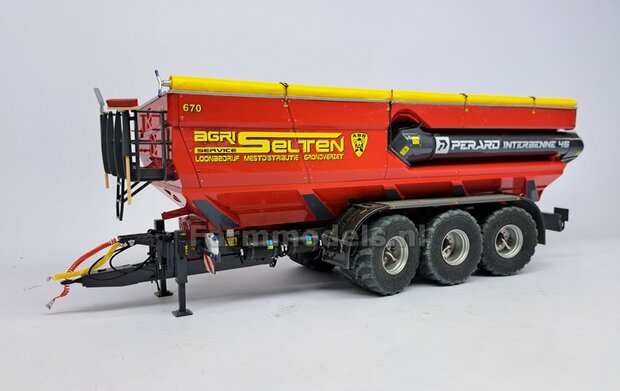 &Oslash; 51.7 mm: Perard Interbenne: 2x Mitas Agriterra 02 Banden met RESIN velgen ZWART GLANS Gespoten geleverd  1:32   Farmmodels Premium Line Series 