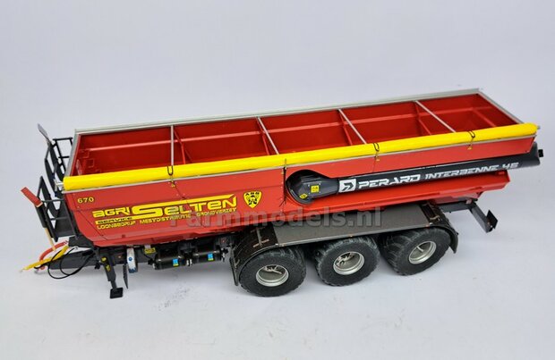 &Oslash; 51.7 mm: Perard Interbenne: 2x Mitas Agriterra 02 Banden met RESIN velgen ZWART GLANS Gespoten geleverd  1:32   Farmmodels Premium Line Series 