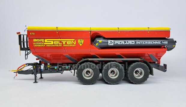&Oslash; 51.7 mm: Perard Interbenne: 2x Mitas Agriterra 02 Banden met RESIN velgen ZWART GLANS Gespoten geleverd  1:32   Farmmodels Premium Line Series 