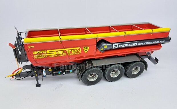 &Oslash; 51.7 mm: Perard Interbenne: 2x Mitas Agriterra 02 Banden met RESIN velgen ZWART GLANS Gespoten geleverd  1:32   Farmmodels Premium Line Series 