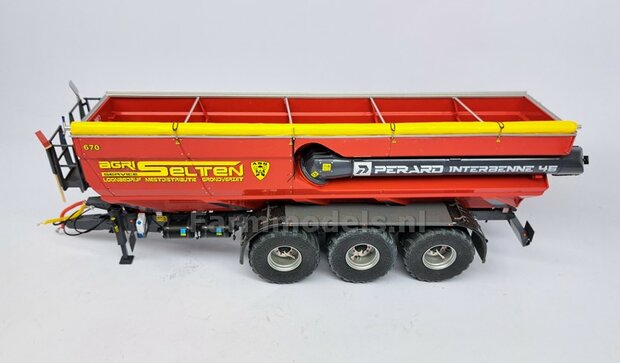 &Oslash; 51.7 mm: Perard Interbenne: 2x Mitas Agriterra 02 Banden met RESIN velgen ZWART GLANS Gespoten geleverd  1:32   Farmmodels Premium Line Series 