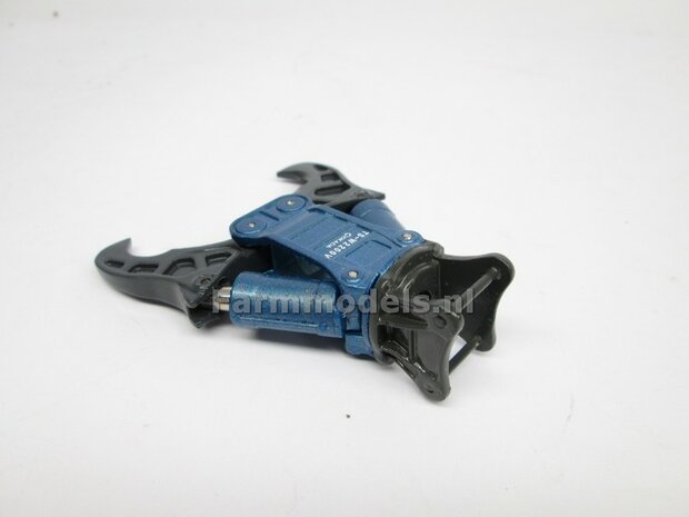 BOUWKIT: Crusher BLAUW/ GRIJS OKADA TS W2200V inclusief SNELWISSELKOP S70 RESIN, BLANK Geleverd 1:32