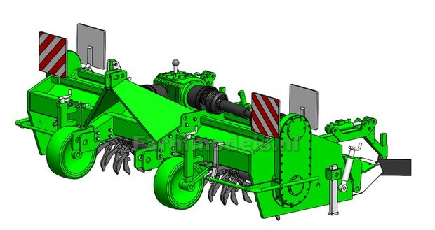 BOUWKIT:  AVR GE-Force HD 4 x 75 cm Rijenfrees 1:32
