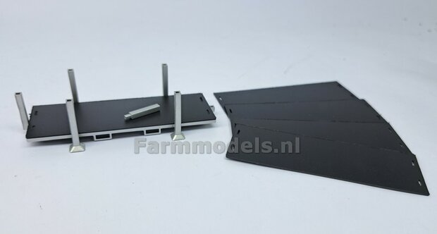 Massief BLOK RIJPLATEN (31.4 x 93.7 x 9.9 mm)  RESIN, BLANK Geleverd  1:32 