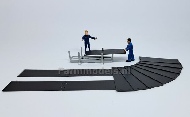 Massief BLOK RIJPLATEN (31.4 x 93.7 x 9.9 mm)  RESIN, BLANK Geleverd  1:32 