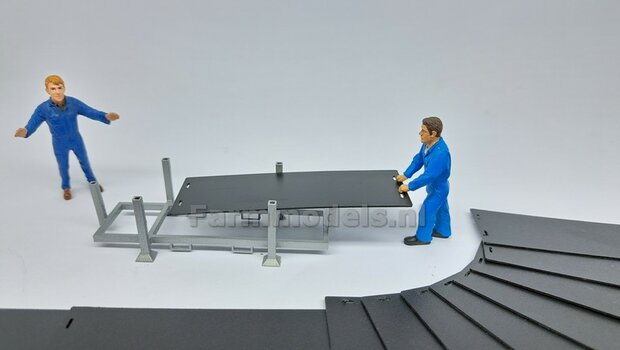 Massief BLOK RIJPLATEN (31.4 x 93.7 x 9.9 mm)  RESIN, BLANK Geleverd  1:32 