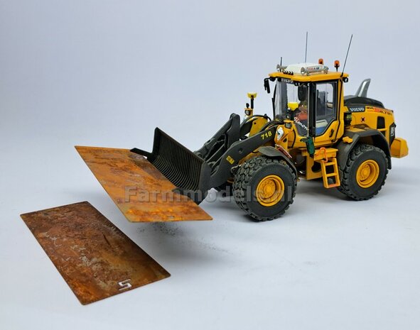 RIJPLAATHAAK + SLEE past o.a. aan snelwissel 510005 t/m 510095 &amp; Volvo VAB-STD van AT  Materiaal: RESIN BLANK geleverd   1:32 