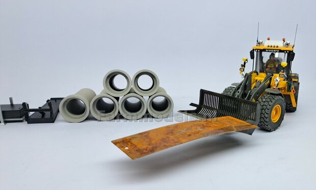 RIJPLAATHAAK + SLEE past o.a. aan snelwissel 510005 t/m 510095 &amp; Volvo VAB-STD van AT  Materiaal: RESIN BLANK geleverd   1:32 