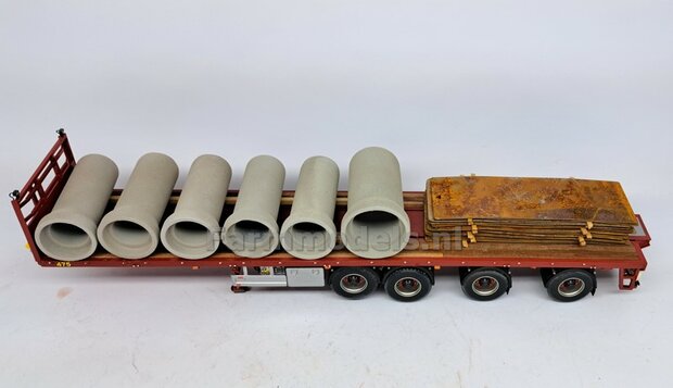 RIJPLAATHAAK + SLEE past o.a. aan snelwissel 510005 t/m 510095 &amp; Volvo VAB-STD van AT  Materiaal: RESIN BLANK geleverd   1:32 