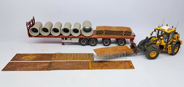 RIJPLAATHAAK + SLEE past o.a. aan snelwissel 510005 t/m 510095 &amp; Volvo VAB-STD van AT  Materiaal: RESIN BLANK geleverd   1:32 