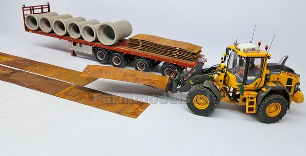 RIJPLAATHAAK + SLEE past o.a. aan snelwissel 510005 t/m 510095 &amp; Volvo VAB-STD van AT  Materiaal: RESIN BLANK geleverd   1:32 