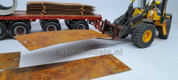 RIJPLAATHAAK + SLEE past o.a. aan snelwissel 510005 t/m 510095 &amp; Volvo VAB-STD van AT  Materiaal: RESIN BLANK geleverd   1:32 