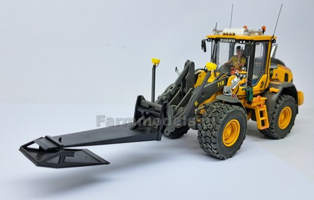 RIJPLAATHAAK + SLEE past o.a. aan snelwissel 510005 t/m 510095 &amp; Volvo VAB-STD van AT  Materiaal: Resin ZWART MATT gespoten geleverd   1:32 