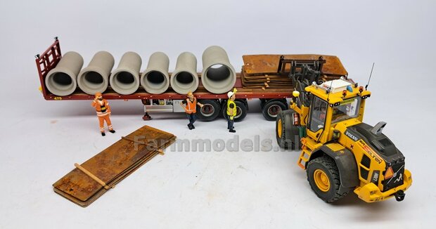 RIJPLAATHAAK + SLEE past o.a. aan snelwissel 510005 t/m 510095 &amp; Volvo VAB-STD van AT  Materiaal: RESIN BLANK geleverd   1:32 