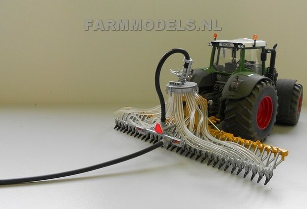 &Oslash; 3.2 tot 4 mm x 500 cm ZWART Sleepslang Mest slang / leiding