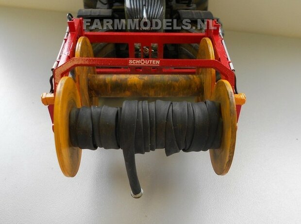 &Oslash; 3.2 tot 4 mm x 250 cm ORANJE Sleepslang Mest slang / leiding