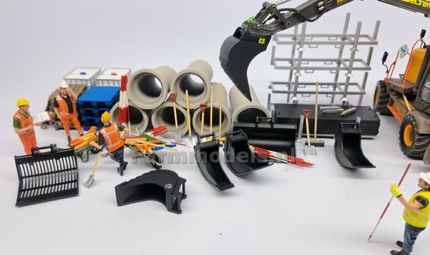 Banaanbak TAPS 12,5mm --&gt;19mm RESIN Blank geleverd t.b.v. S60 KOPPELING (o.a. Engcon met S60 koppeling, Volvo EWR150 &amp; Atlas 160W mobiele kranen van AT) 1:32  