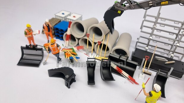 Banaanbak TAPS 12,5mm --&gt;19mm RESIN Blank geleverd t.b.v. S60 KOPPELING (o.a. Engcon met S60 koppeling, Volvo EWR150 &amp; Atlas 160W mobiele kranen van AT) 1:32  