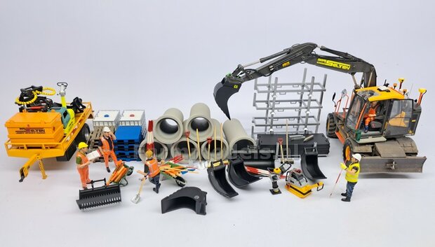 Banaanbak TAPS 12,5mm --&gt;19mm RESIN Blank geleverd t.b.v. S60 KOPPELING (o.a. Engcon met S60 koppeling, Volvo EWR150 &amp; Atlas 160W mobiele kranen van AT) 1:32  