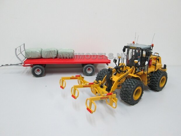 BOUWKIT: MEIJER balenklem Jumbo CKM 3 BOUWKIT voor o.a. snelwissel koppeling 510005 t/m 510095 &amp; Volvo VAB-STD van AT &amp; Claas Torion/ Liebherr L 556 van Wiking modellen 1:32 (HTD)