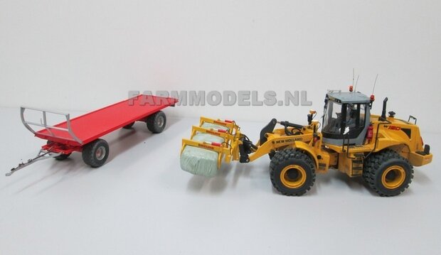 BOUWKIT: MEIJER balenklem Jumbo CKM 3 BOUWKIT voor o.a. snelwissel koppeling 510005 t/m 510095 &amp; Volvo VAB-STD van AT &amp; Claas Torion/ Liebherr L 556 van Wiking modellen 1:32 (HTD)