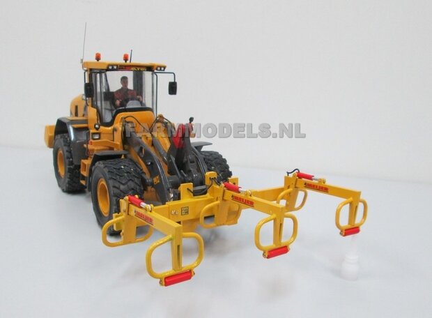 BOUWKIT: MEIJER balenklem Jumbo CKM 3 BOUWKIT voor o.a. snelwissel koppeling 510005 t/m 510095 &amp; Volvo VAB-STD van AT &amp; Claas Torion/ Liebherr L 556 van Wiking modellen 1:32 (HTD)