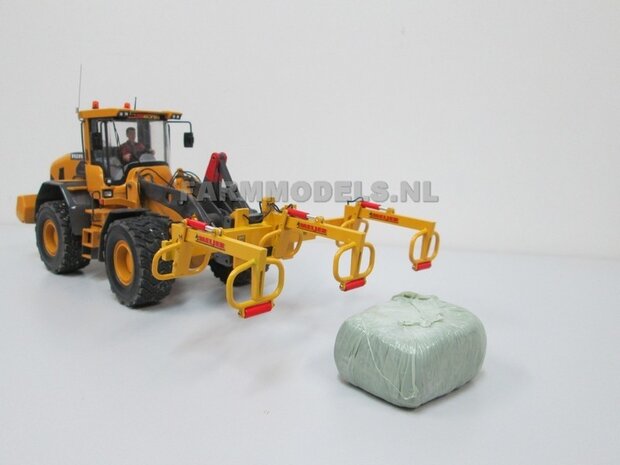 BOUWKIT: MEIJER balenklem Jumbo CKM 3 BOUWKIT voor o.a. snelwissel koppeling 510005 t/m 510095 &amp; Volvo VAB-STD van AT &amp; Claas Torion/ Liebherr L 556 van Wiking modellen 1:32 (HTD)