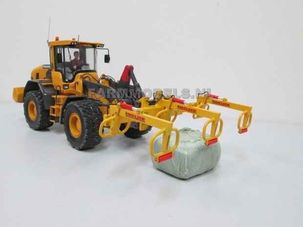 BOUWKIT: MEIJER balenklem Jumbo CKM 3 BOUWKIT voor o.a. snelwissel koppeling 510005 t/m 510095 &amp; Volvo VAB-STD van AT &amp; Claas Torion/ Liebherr L 556 van Wiking modellen 1:32 (HTD)