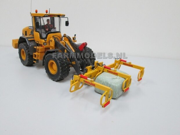 BOUWKIT: MEIJER balenklem Jumbo CKM 3 BOUWKIT voor o.a. snelwissel koppeling 510005 t/m 510095 &amp; Volvo VAB-STD van AT &amp; Claas Torion/ Liebherr L 556 van Wiking modellen 1:32 (HTD)