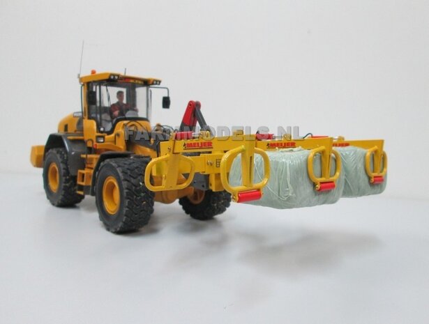 BOUWKIT: MEIJER balenklem Jumbo CKM 3 BOUWKIT voor o.a. snelwissel koppeling 510005 t/m 510095 &amp; Volvo VAB-STD van AT &amp; Claas Torion/ Liebherr L 556 van Wiking modellen 1:32 (HTD)